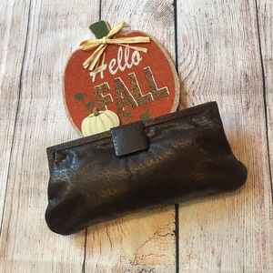 Latico LEATHER Brown Clutch